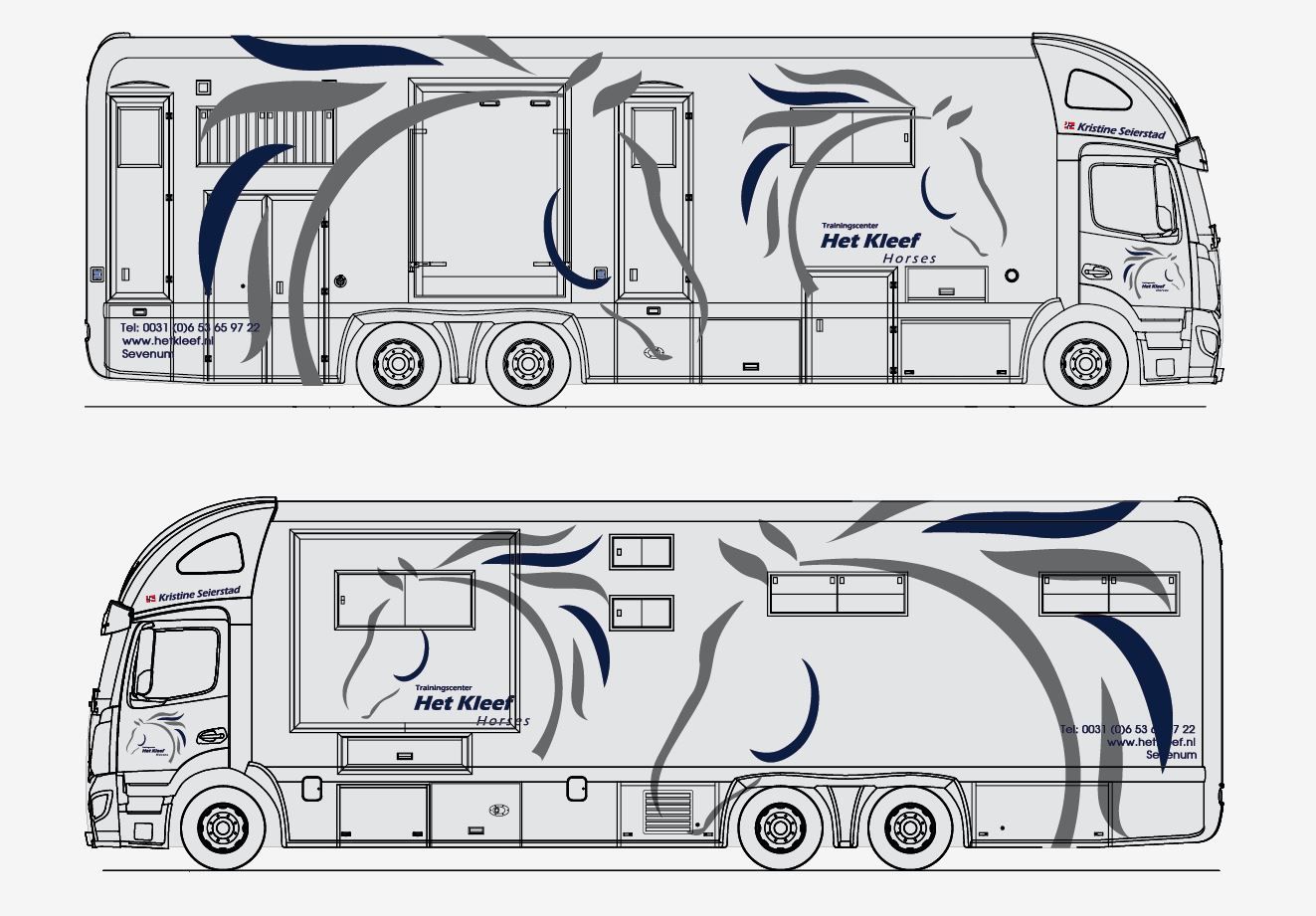 Ontwerp vrachtwagen